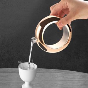 Crystal Lid Bracelet Hip Flask: Elegant Party Accessory