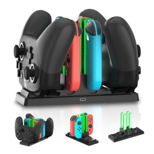 6 in 1 Controller Charger Dock for Nintendo Switch