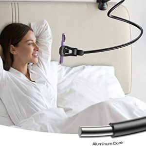 Lamicall Gooseneck Phone Holder: Upgraded Stable Clip