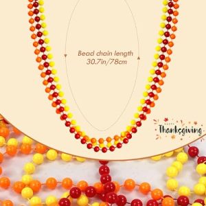 Hikkcos Thanksgiving Turkey Hat & Necklaces Set