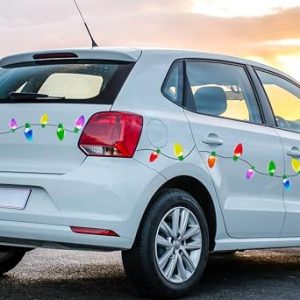 90 Pieces Christmas Car Refrigerator Decorations