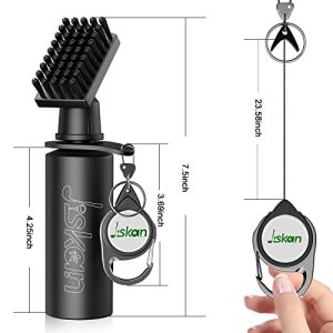 2 Pack Pro Golf Club Cleaner Brush Combo with Water Bottle