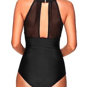 Tempt Me High Neck Plunge Swimsuit: Stylish Gift Idea