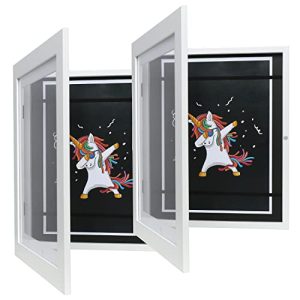 FrameWorks 2-Pack White Wooden Kids Art Frames