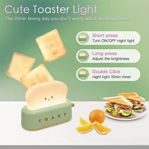 Cute Toast Lamp: Adorable Desk Decor Night Light