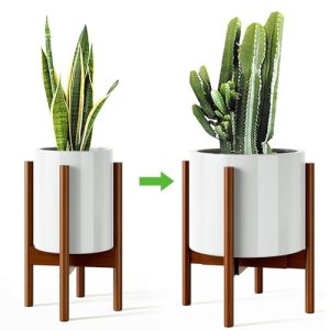 MUDEELA Adjustable Bamboo Plant Stand