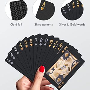 BIERDORF Diamond Black Waterproof Playing Cards
