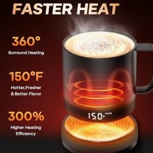 Temperature Control Smart Mug: Innovative Self-Heating Gift