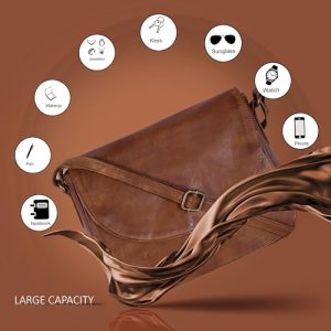 Ozora Handmade Leather Crossover Purse: Stylish Women’s Bag