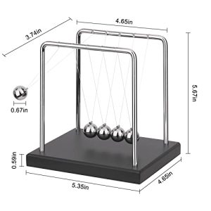 QLKUNLA Newton’s Cradle: Kinetic Motion Toy