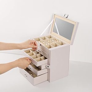 Luxurious 6-Tier Jewelry Box: Elegant Organizer