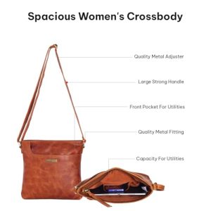 VALENCHI Genuine Leather Crossbody Handbag: Handmade Shoulder Bag