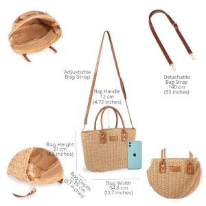 Handmade Women’s Straw Purse Bag