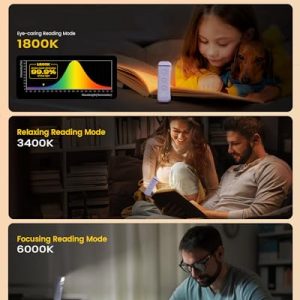 Glocusent Rechargeable Book Light: Portable Reading Companion