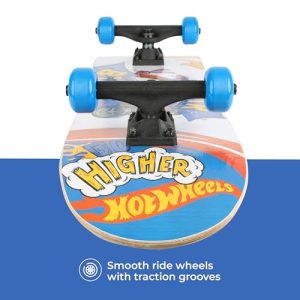 Hot Wheels 31 Inch Skateboard – 9-Ply Maple Deck