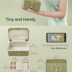 Portable 2-Layer Travel Jewelry Box: Versatile Organizer