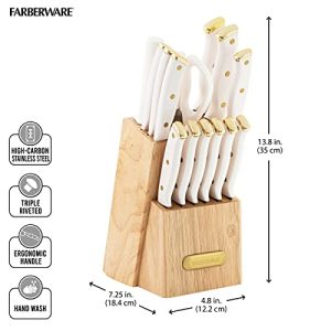 Farberware 15-Piece Knife Set: Elegant Kitchen Essential