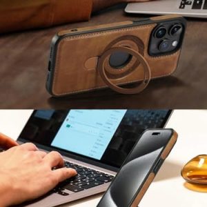 VAUSERDY Magnetic Leather Case for iPhone 13 Pro Max