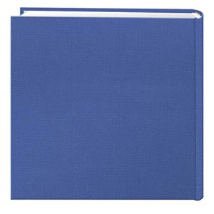Fabric Frame Photo Album Sky Blue 200 Pockets
