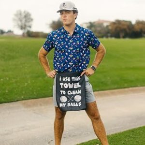 ShankIt Golf Funny Microfiber Cleaning Cloth