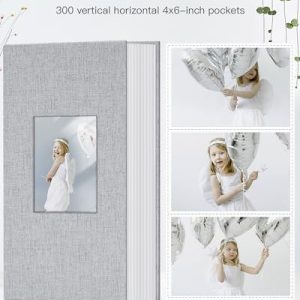 Popotop 4x6 Photo Album with 300 Horizontal Pockets