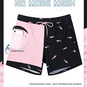 SURF CUZ Mens Swim Trunks – Compression Liner