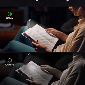 86lux Rechargeable Reading Light: Nighttime Reading Essential