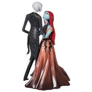 Jack and Sally Embracing Figurine: Nightmare Before Christmas Collectible