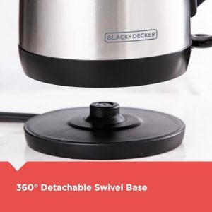 BLACK+DECKER 1.7L Cordless Electric Kettle – KE1700SD