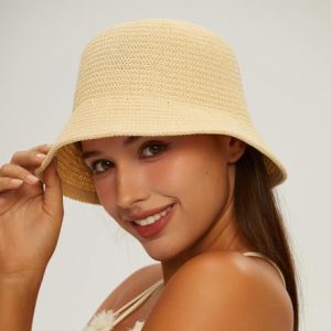 Women’s Mesh Woven Bucket Hat