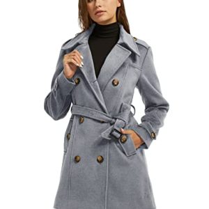 Wantdo Women’s Double Breasted Pea Coat