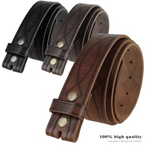382000 Genuine Full Grain Leather Belt Strap