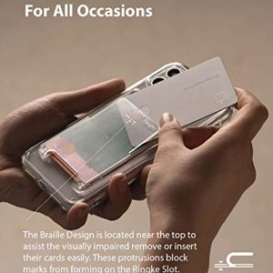 Ringke Slot Card Holder for Smartphones - Clear Mist (2 Pack)