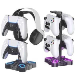 KDD Gaming Headphones Stand with Light Modes