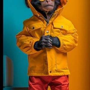 WishMerge Stylish Chimp Bullet Journal Cover Design