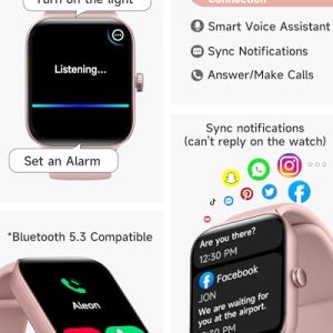 Smart Watch for Women with Alexa – Fitness Tracker & Call Support