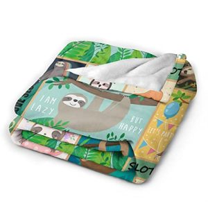 Sloth Blanket: Super Soft Flannel Throw