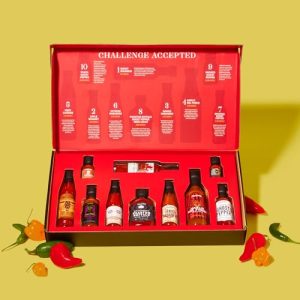 Thoughtfully Hot Sauce Challenge Set: Gourmet Variety Pack