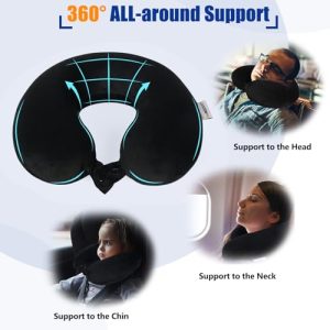 SAIREIDER Memory Foam Travel Pillow: Ultimate Comfort Companion