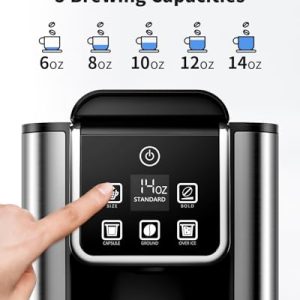 KIDISLE Hot & Iced Coffee Maker