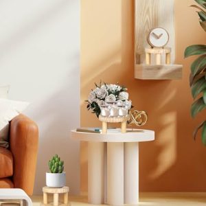 Small Wood Plant Stand Stool – 2 Pack