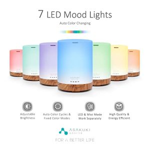 ASAKUKI 300ML Essential Oil Diffuser – Humidifier