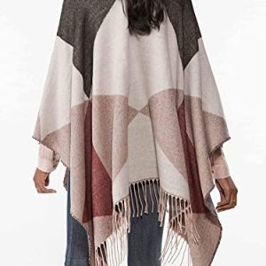 Moss Rose Women’s Plaid Shawl Wrap