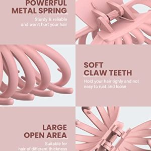 OPAUL Matte Hair Claw Clips: Stylish Hair Accessories Set