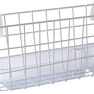 HealthSmart Walker Storage Basket with Cup Holder and Insert Tray