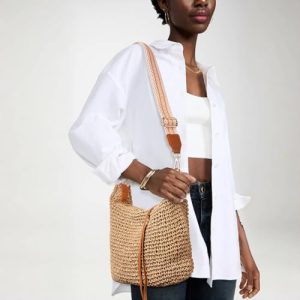 Summer Beach Zipper Straw Bag