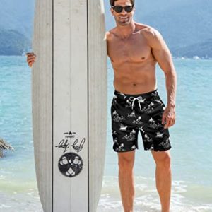 Goodstoworld Mens 9” Compression Liner Swim Trunks
