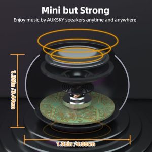 2-Pack Portable Mini Bluetooth Speakers – Tiny and Cute