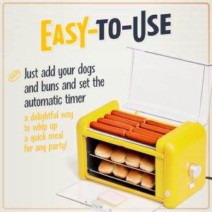 Nostalgia Hot Dog Roller & Bun Toaster Oven