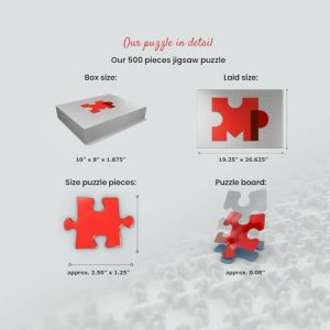 Personalized Jigsaw Puzzle from Your Own Picture – 500 Pieces